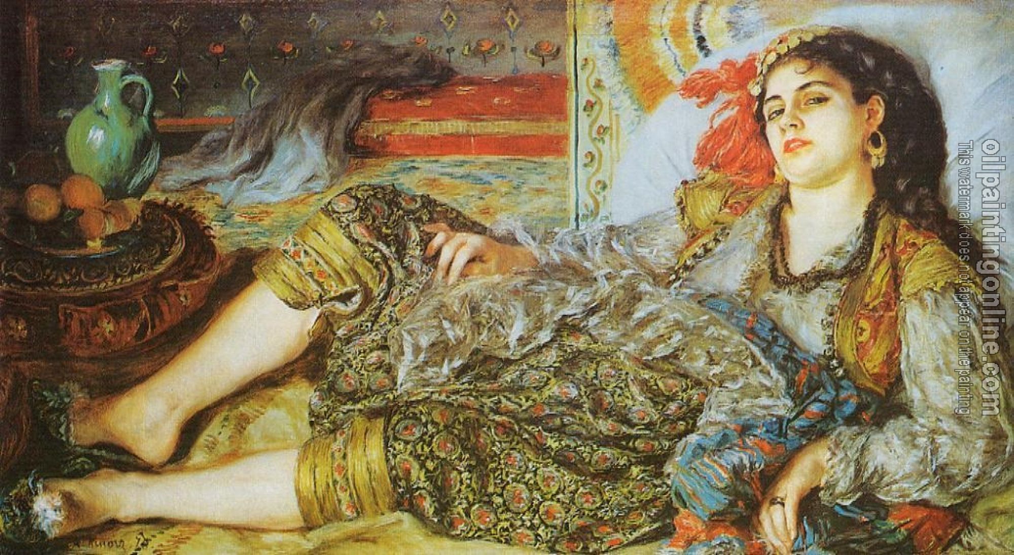 Renoir, Pierre Auguste - Odalisque, An Algerian Woman